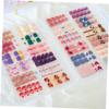 WOONEKY Press on Nails Organizer Case Nail Art Storage Box Pp Lightweight Easy Viewing view 4