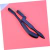 AUTSUPPL 2pcs Foldable Eyebrow Lash Comb Fine Tooth Stencil Brush Plastic Handle Curved Stainless Steel for Separating Lashes view 3