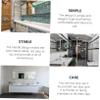 Healeved 3pcs Stainless Steel Shaving Bowl Handle Simple Design Men's Shaving Container for Effortless Creation and Safe Use Barbershops view 2