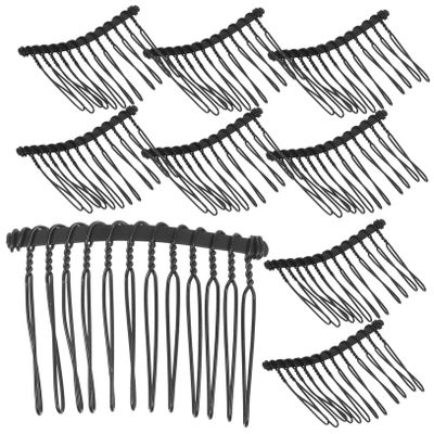 AUTSUPPL 25pcs Hair Combs for Women Bridal Hair Combs Metal Wire Clips Decorative Side for Styling