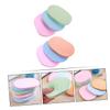BCOATH 6pcs Travel Facial Sponges Multi-function Exfoliating Wash Pads for Makeup Removal Random Colors Soft Sponge Material for Use view 3