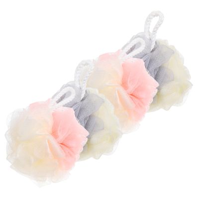 OSOLADY 4pcs Bath Loofahs Body Scrubbers Mesh Balls Bath Shower Loofahs for Exfoliating Bathing