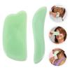 BCOATH 2pcs Jade Roller Massage Board Gua Sha Tool for Face Facial Scraper Massager Portable Facial Roller for Women view 3