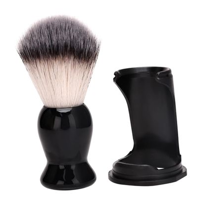 OSOLADY 1set Beard Shaving Brush Stand Bowl Grooming Accessory for Men Soft Bristles for Comfortable Shaving Beard Care Kit