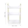 ABOOFAN Tiered Bathroom Organizer Countertop Storage Rack for Dresser Perfume Kitchen Spices Multi-Purpose Bathroom Sink Organizer Strong Bearing Capacity for Home Use view 3