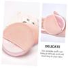 AUTSUPPL 10pcs Fluffy Rounded Makeup Sponges for Face Application Soft Powder Puff for Loose Powder Skin-friendly Beauty Tools for Girls Pink view 2