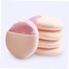 AUTSUPPL 10pcs Fluffy Rounded Makeup Sponges for Face Application Soft Powder Puff for Loose Powder Skin-friendly Beauty Tools for Girls Pink view 4