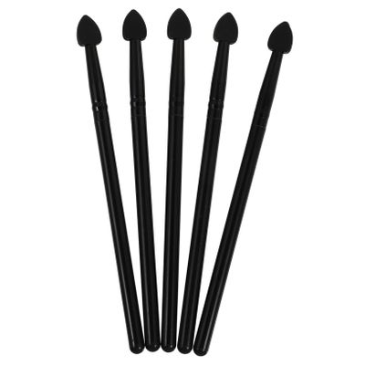 AUTSUPPL 5pcs Silicone Eye Shadow Makeup Brush Versatile Eye Cosmetic Tool for All Skin Types Easy to Clean Non-absorbent for Eyeshadow and Facial Masks