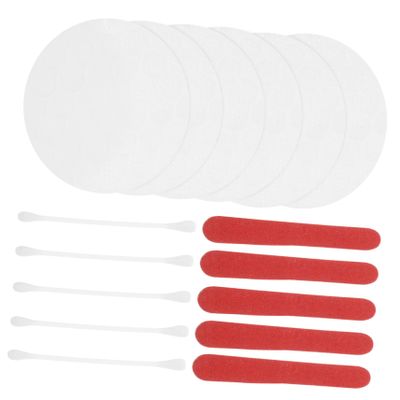 BCOATH 20bags Swab Makeup Remover Pads Nail Files Travel Beauty Kit for Women