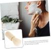 WOONEKY Beard Brush and Shaving Brush Soft Bristles for Gentle Facial Cleansing and Grooming Multipurpose Neck Duster for Men Beard Care Handle Random Colors view 3