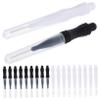 Gogogmee 60pcs Eyebrow Brush with Caps Lightweight Brow Tool for Lamination and Portable Eyebrow Brush for Eyelash Extensions and Makeup Applications view 1