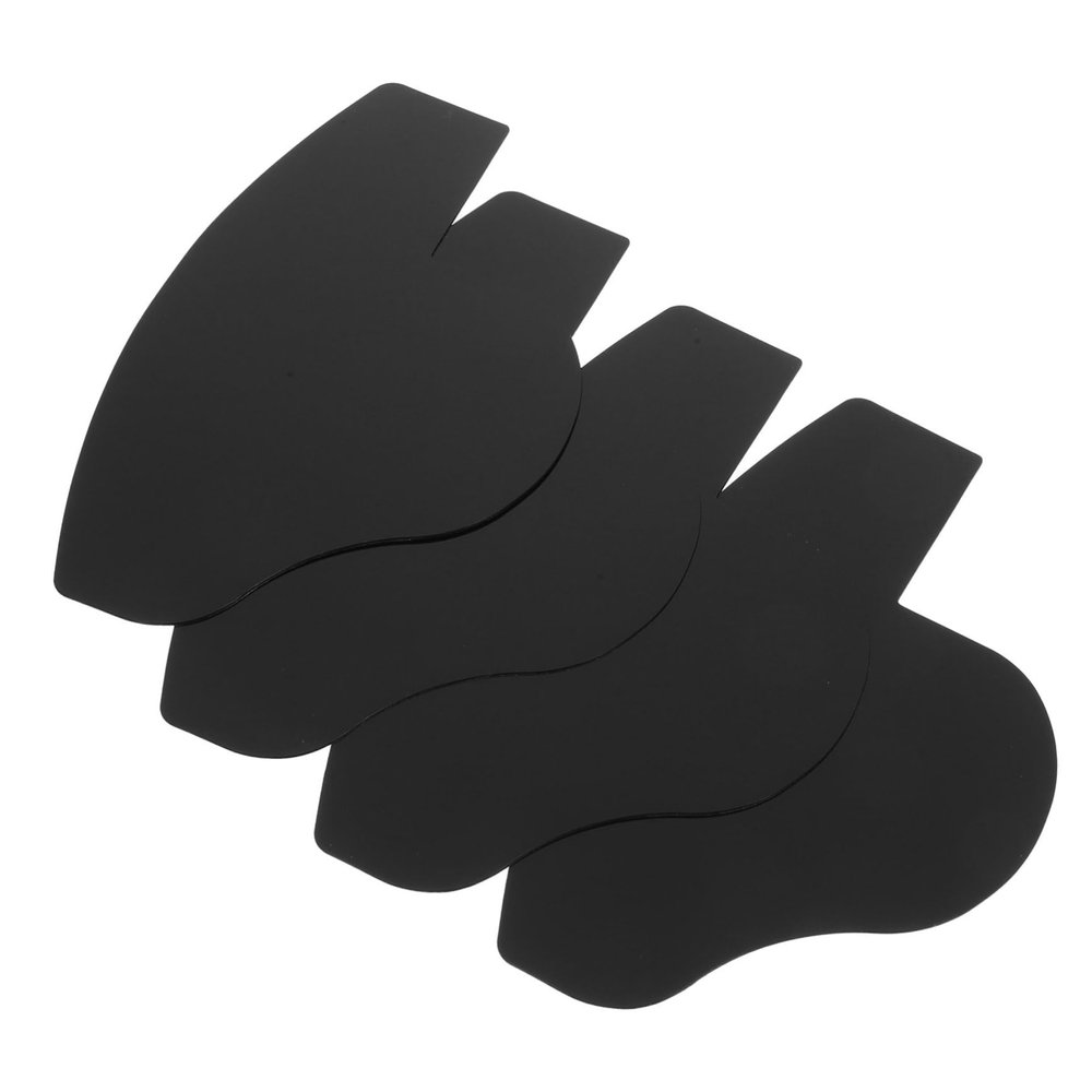 AUTSUPPL 4pcs Hairline Enhancing Card for Men Beard Shaping Template Hairline Shaper Tool Beard Accessories Plastic Design