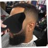AUTSUPPL 4pcs Hairline Enhancing Card for Men Beard Shaping Template Hairline Shaper Tool Beard Accessories Plastic Design view 3