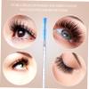 FOYTOKI 4pcs Lash Wand Keychain Brush Set Acrylic Eyelash Brush for Mascara Makeup Tool Portable Eyelash Tube view 2
