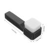 AUTSUPPL Silicone Face Scrubber Brush Dual-Sided Design Gentle Exfoliating Facial Cleansing Tool for Skin Types for Deep Cleansing and Massage Handheld and Soft Bristles Black view 2
