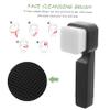 AUTSUPPL Silicone Face Scrubber Brush Dual-Sided Design Gentle Exfoliating Facial Cleansing Tool for Skin Types for Deep Cleansing and Massage Handheld and Soft Bristles Black view 4