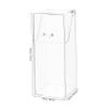AUTSUPPL 2pcs Transparent Storage Box for Stationery Makeup and Desktop Organization Capacity Pen Holder Lid for Home and Office Use view 2