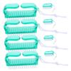 OSOLADY 8pcs Nail Art Clean up Brush Hard Bristle Nail Cleaning Brush for Fingernails and Toenails view 1