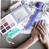 OSOLADY 8pcs Nail Art Clean up Brush Hard Bristle Nail Cleaning Brush for Fingernails and Toenails view 4