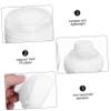 AUTSUPPL 2sets Portable Plush Powder Puff for Talcum and Gentle Applicator for Newborns for After-bath Use and Days White view 2