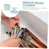 SOESFOUFU Versatile Makeup Brush Holder Cleaning Box Drying Rack Brush Organizer Mat view 4