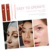 Beatifufu 4pcs Stainless Steel Eyebrow Tweezers Fine Tips Lash Extension Supplies Slanted Tweezers view 3