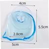 HOOTNEE 2pcs Wall Razor Holder Suction Cup Plastic Shaver Rack for Barber Supplies Toilet Storage view 2