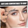 SOESFOUFU 2pcs Rounded Head Scissors Stainless Steel Eyebrow Mustache Nose Hair Trimming Scissors for Men and Women Safe Design for Facial Hair Grooming view 4