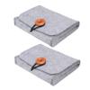 WOONEKY 2pcs Essential Oil Storage Bag for Bottles Compact Travel Organizer Pouch Felt Case for Aromatherapy Oils Lightweight and Convenient for Daily Use Travel view 1