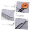 WOONEKY 2pcs Essential Oil Storage Bag for Bottles Compact Travel Organizer Pouch Felt Case for Aromatherapy Oils Lightweight and Convenient for Daily Use Travel view 3