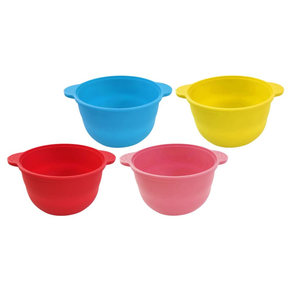 BELLIFFY 4pcs Foldable Wax Melting Container Durable Heat Resistant Wax Melting Inner Pot for Hair Removal Waxing Supplies Includes and Bowls for Home and Salon Use