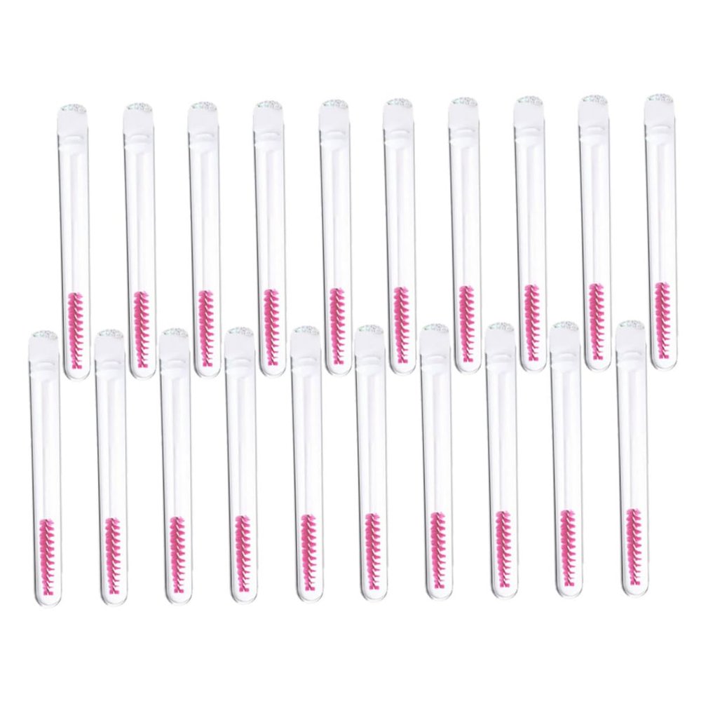 AUTSUPPL 20pcs Lash Brush Tubes Mascara Bottles Eyelash Spoolies for Eye Makeup Lash Brushes for Beginners Artists