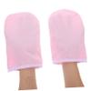 Anneome Paraffin Wax Gloves for Spa Moisturizing Comfortable Hand Covers for Moisturization and Care Suitable for Hand Reusable and Easy to Clean Pink with White Trim view 3