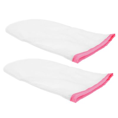 WOONEKY 1pair Paraffin Wax Hand Mitts for Manicure Insulated Cloth Gloves for Spa and Home Use Reusable Easy Care Absorption and Circulation Soft and