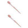 Gogogmee 2pcs Blush Brush for Women Face Makeup Brush Body Cosmetics Blending Brush Soft Bristles Brush view 1