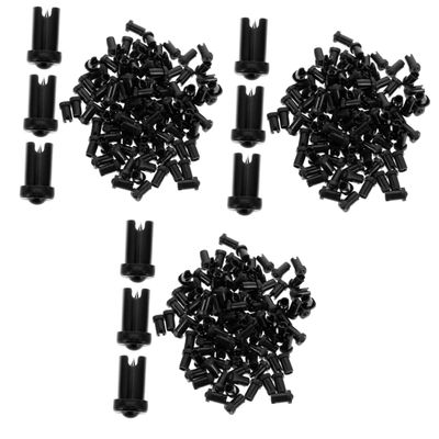 Gogogmee 300pcs Eyelash Bottle Needles -blocking Lash Extension Supplies Easy Use Nozzle for Salon Home Precision Dispensing Tools for Eyelash Grafting