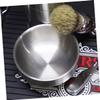 WOONEKY Beard Styling Foam Brush Shaving Cup for Men Foaming Bowl Barber Shaving Mug view 3