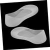 COLLBATH Full Length Heel Protector Silicone Gel Socks White Foot Care EU 34-37 US 4-6.5 UK 2-4 view 2