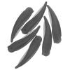 WOONEKY 6pcs Nail Manicure Tools Ox Horn Nail Files Portable File Women Manicure Kit Double-Sided Trimming view 1