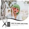 WOONEKY 3pcs Wig Stand Set Holder and Wig Nets Portable Display Rack for Easy Drying and Storage of Multiple for Travel and Home Use view 2