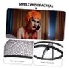 WOONEKY 3pcs Wig Stand Set Holder and Wig Nets Portable Display Rack for Easy Drying and Storage of Multiple for Travel and Home Use view 3