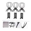 WOONEKY 3pcs Wig Stand Set Holder and Wig Nets Portable Display Rack for Easy Drying and Storage of Multiple for Travel and Home Use view 4