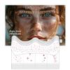 20 Pcs Rose Gold Makeup Patches, Glitter Freckles Face Tattoo, Easy Application and Remove Sparkle Makeup Patches, Waterproof Face Glitter Temporary Tattoos for Women view 1