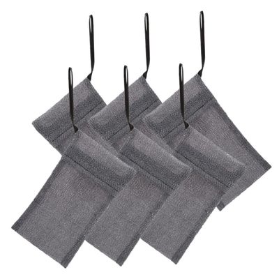 WOONEKY 6pcs Mesh Soap Bag Soap Sleeve Toiletry Bag Men Face Sponges Cleansing Exfoliating
