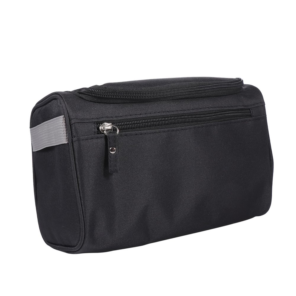 WOONEKY Portable Seasoning Bottle Storage Bag for Outdoor Travel Scratch Durable Toiletries Pouch Stylish Makeup Organizer Black
