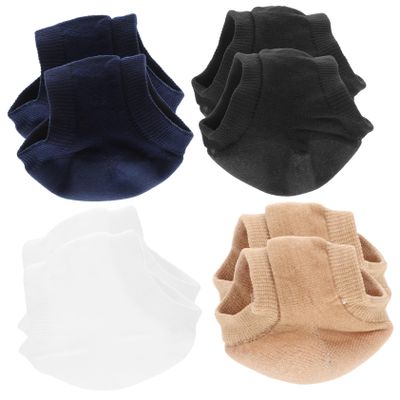 SOESFOUFU 4pairs Long Socks for Women Gel Inserts Comfortable Ankle Support Moisturizing Toeless Socks