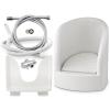 KJLYLPP Pedicure Bath, Muslim Footbath with Inlet/Outlet Pipes and Angle Valves, Press Spray Function and High Temperature Resistance 90C, Promote Blood Circulation view 4