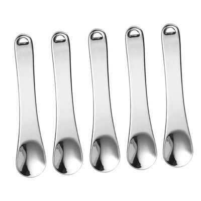 COLLBATH 5pcs Mini Skincare Spatulas Makeup Scoops Eye Cream Spoon Lotion Spoon Set for Beauty