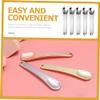 COLLBATH 5pcs Mini Skincare Spatulas Makeup Scoops Eye Cream Spoon Lotion Spoon Set for Beauty view 2