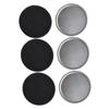 WOONEKY 3sets Makeup Brush Cleaning Sponge Brush Holder Case for Eye Shadow Makeup Accessories view 1